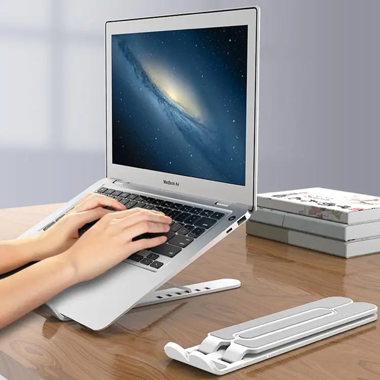 Adjustable Portable Tablet Laptop Desk Holder Stand Folding for MacBook/ HP/ Samsung