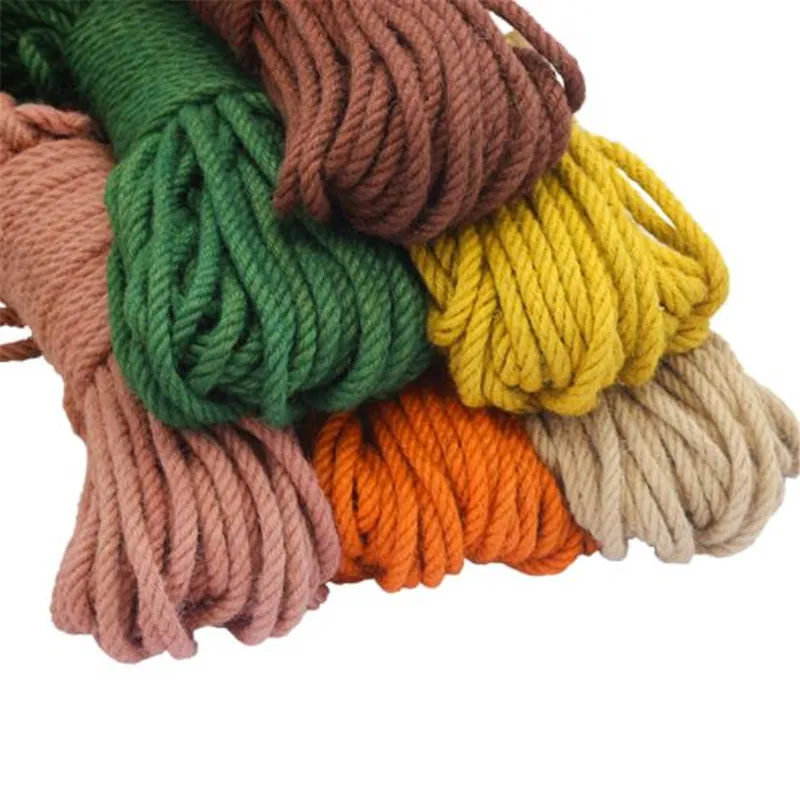 6mm Colored Jute Twine Rope for Crafts Gift Wrapping Packing Gardening and  Wedding Decor 10 Yards/lot