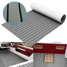 Audew лодка настил прокладки 60x240 см/90x200 см/90x230 см 6 мм EVA пены коричневый морских полы искусственный тик Черный Self-клейкие коврики