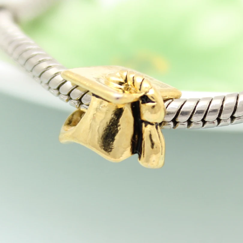 DIY выпускник траншеекопатель колпачок книги для шарма бусины Fit Pandora браслет