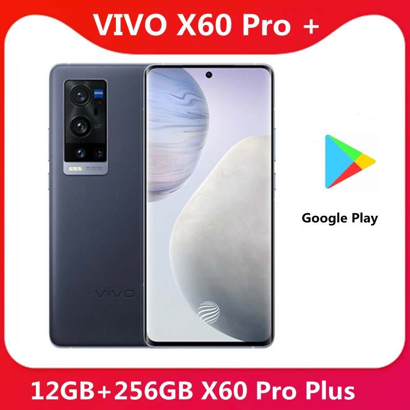 Оригинальный смартфон VIVO X60 Pro Plus 12 Гб 256 ГБ 5G Snapdragon 888 5 нм Super 6 56 дюйма Amoled экран 120