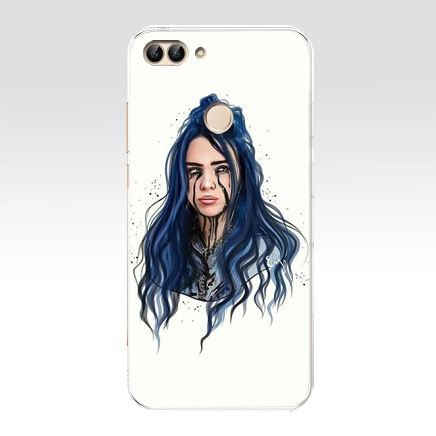 20 16AA Billie Eilish Girl Soft TPU Case Cover For Huawei Honor P Smart Y6 Prime Nova 2i 3i View 10 - Цвет: 20