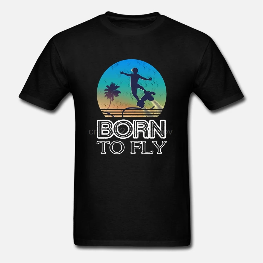 Винтажная Футболка Born to Flyboard |