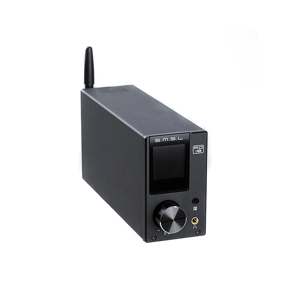 SMSL AD18 Hi-Fi аудио стерео усилитель с Bluetooth 4,2 поддерживает Apt-X USB DSP полный цифровой усилитель мощности для динамика