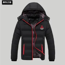 Толстовки с капюшоном на молнии с логотипом Mitsubishi, флисовая толстовка с капюшоном и длинным рукавом, мужская куртка на молнии, толстовка, мужская пуховая куртка с принтом