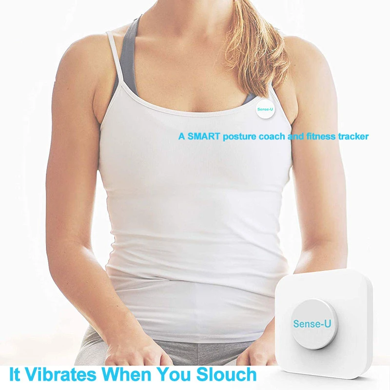 Sense U Corrector De Postura Inteligente Clip3 Entrenador De Postura Usable De 3 ª Generacion Vibra Cuando Se Encorvan Para Mejorar La Postura Abrazaderas Y Soportes Aliexpress