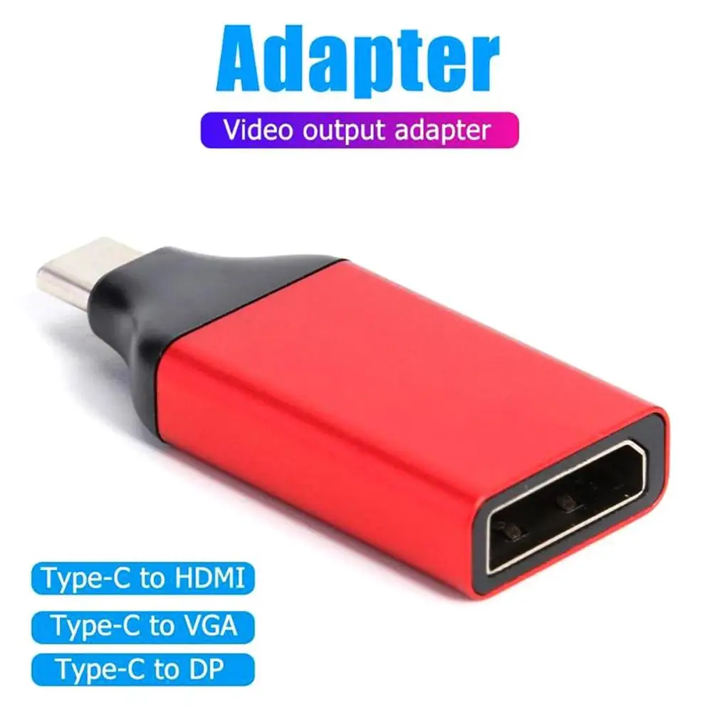 USB-C-DisplayPort адаптер USB 3,1 type C-DP адаптер конвертер Поддержка 4K 1080P для Macbook Pro