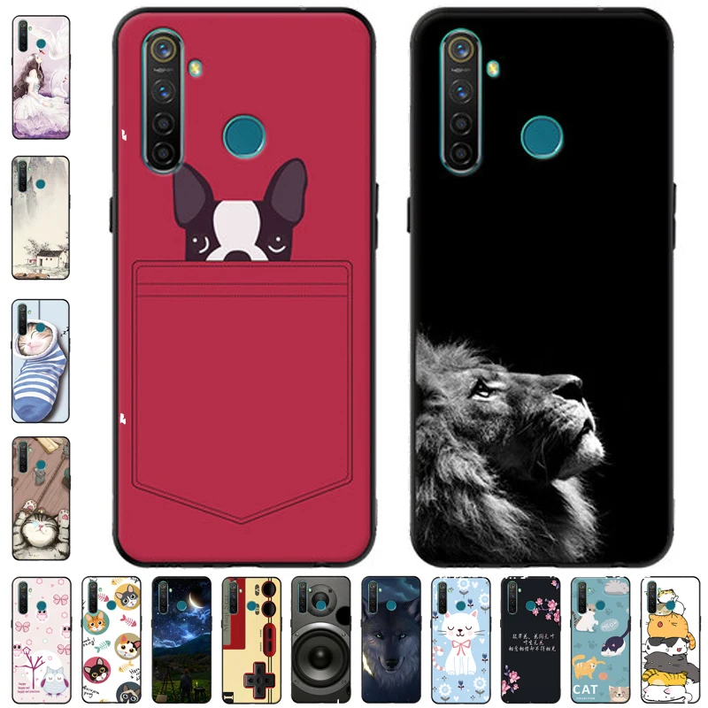 

For OPPO Realme Q Case Silicone Soft Phone Cases for OPPO Realme 5 Pro Case Black Bumper Coque for OPPO RealmeQ Realme5 Pro 5pro