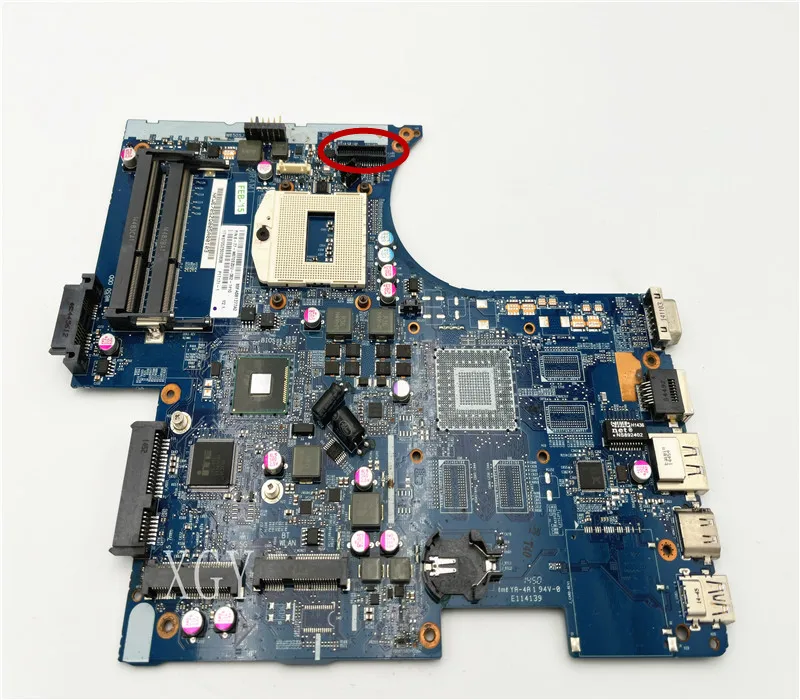 40-pin screen interface FOR Clevo W670SZ  W670 W650SZ  W650 Laptop Motherboard 6-77-w670sz0u-d02-1 6-71-W65J0-D02 100% Tested OK