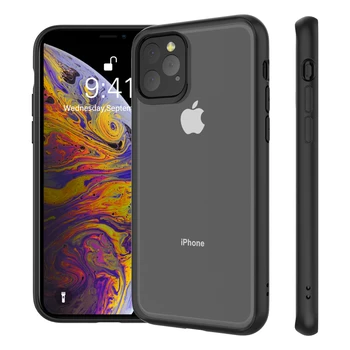 

For iPhone 11 11 Pro 11 Pro Max Case Clear Hybrid TPU+PC Transparent Silicone Shockproof Cover for iPhone SE 2020 11 X 8 7 Case