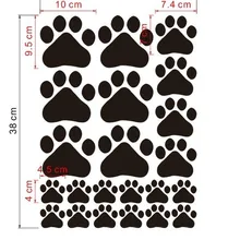 Черный и белый с узором Маленькие ноги непленочные настенные стикеры поколения Европа и Америка Стикеры с пословицами на стену A1202