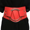 Lady Retro Wide Waist Belts Stretchy Elastic Corset Waistband Hollow Metal Big O-ring Women's Belt For Dress Jacket ► Photo 2/6