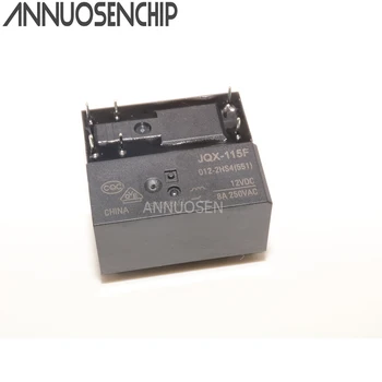 

5PCS/lot Relay HF115F JQX-115F-005-2HS4 JQX-115F-012-2HS4 JQX-115F-024-2HS4 6PIN 8A