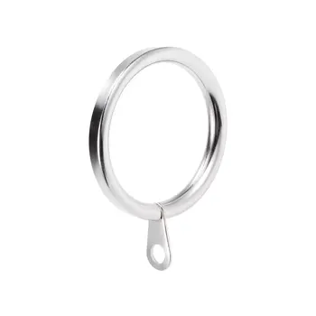 

uxcell 7Pcs Curtain Rings 35mm Inner Dia Drapery Ring for Curtain Rods Silver Tone for Holding Curtains and Window Curtains