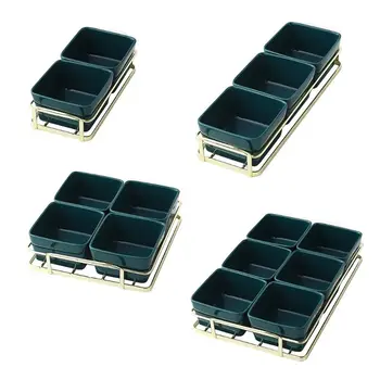 

Ceramic Sauce Dish Divided Dipping Bowl Tray Condiment Dish Storage Tray for Kitchen Spices Vinegar Nuts Sushi Vinegar