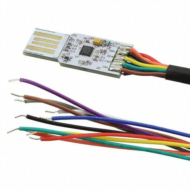 

AvadaTech UMFT234XD-NC module USB to UART w / 4 Cntl Bus, 8 Pads on PCB