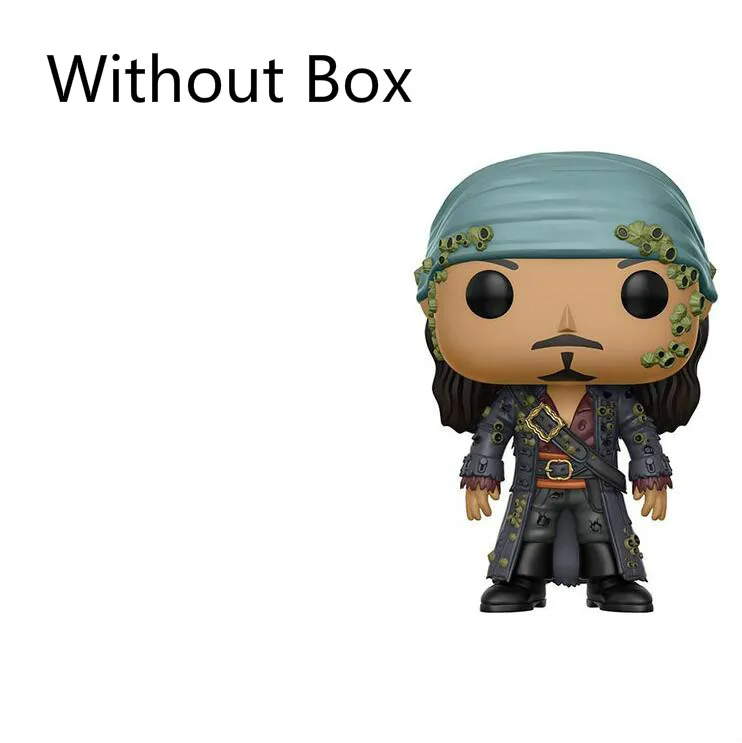 FUNKO POP Anime Pirates of the Caribbean JACK SPARROW CAPAIN SALAZAR PVC Model Movie Collection Action Figure Toys