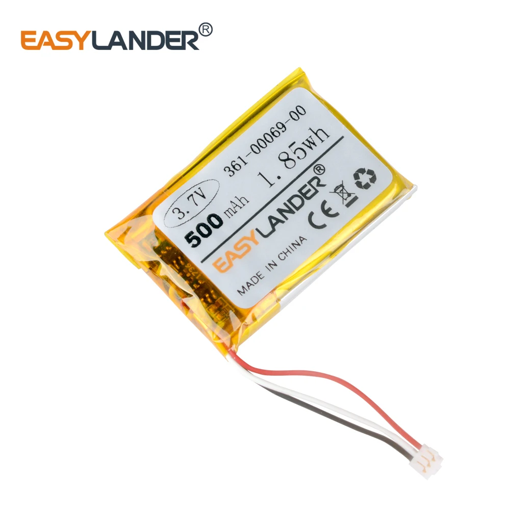 Батарея Easylander 3 7 V 500mAh 361 00069 00 для Garmin Barklimiter Deluxe Delta Sport тренировочный ошейник GAB102