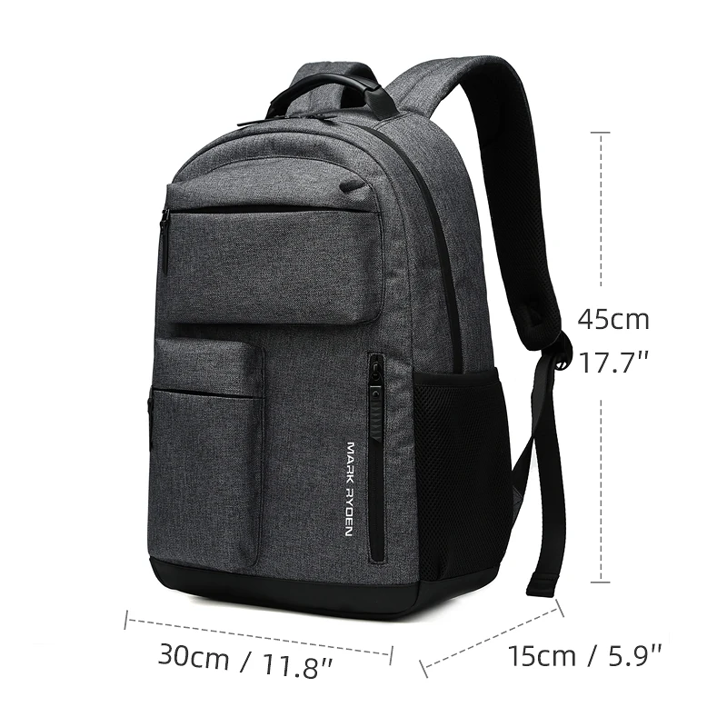 Mark Ryden большой емкости 15,6 дюймов студенческие рюкзаки мужской черный рюкзак женский Mochila сумка для ноутбука