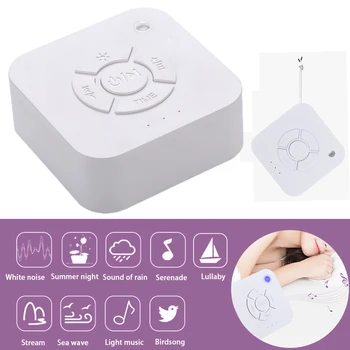 

NEW White Noise Machine USB Rechargeable Timed Shutdown Sleep Sound Machine for Baby Adult Office Travel Sleeping & Relaxation