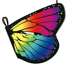 Детские крылья бабочки Фея Бабочка Шаль Розовый монарх крылья Bellydance Ангел Isis Крылья накидка Нимфа костюм эльфа аксессуар