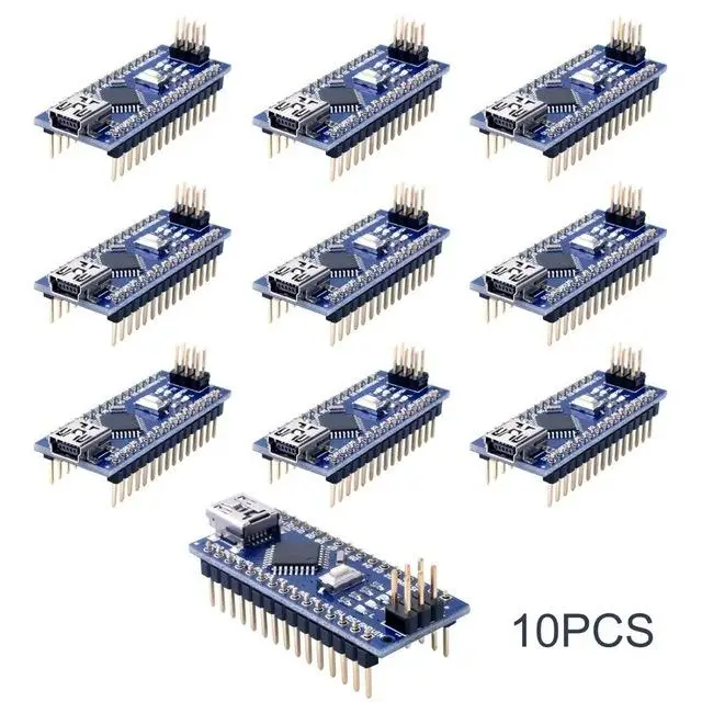 Акция fundunano 3,0 Atmega328 контроллер совместимая плата для Arduino модуль PCB макетная плата без USB 10 шт./лот - Цвет: Weld