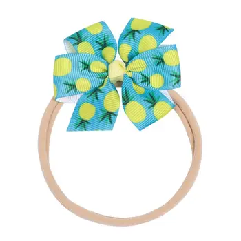 

2019 New Baby Girls Bows Headband 10pcs/set Stretchy Nylon Headbands for Girls Cute Prints Bows Headband Set Hair Accessories