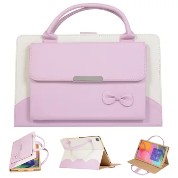 

For Samsung Tab A 10.1 T510 T515 Multifunctional Butterfly Handbag Wallet Holster Handheld Tablet Bag Protective Case