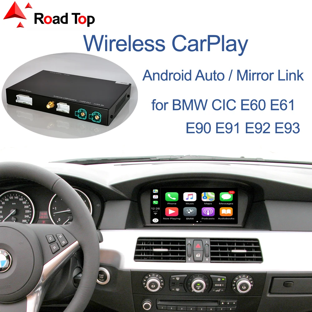 Wireless Carplay For Bmw 3 Series E90 E91 E92 E93 5 Series E60 E61 2008