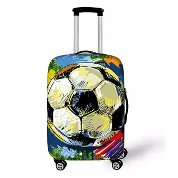 

Football Travel Suitcase Protective Cover Luggage Case Travel Accessories Elastic Luggage Dust Cover Apply to 18''-32'' Suitcase