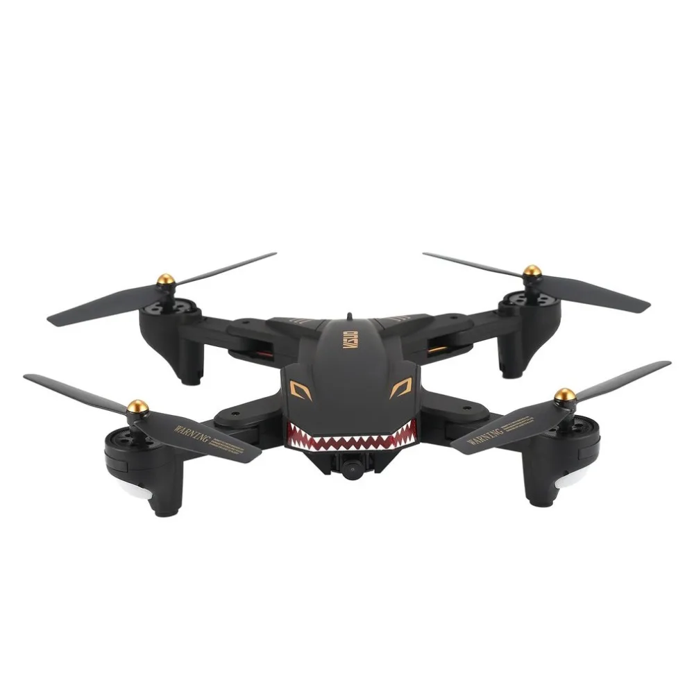 Радиоуправляемый Дрон XS809S VISUO Wi-Fi FPV широкоугольный 720P камера удержание высоты складной Безголовый режим один ключ возврат Квадрокоптер CW CCW