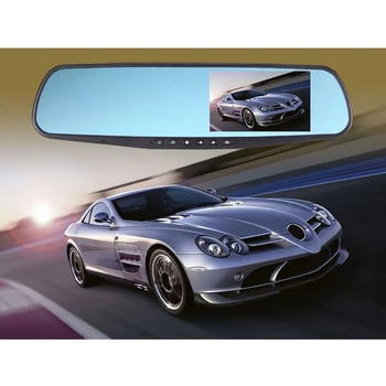 

New Car DVR Dual Lens Car Camera Full HD 1080P Video Recorder Rearview Mirror With Rear view DVR Dash cam Auto Registrator
