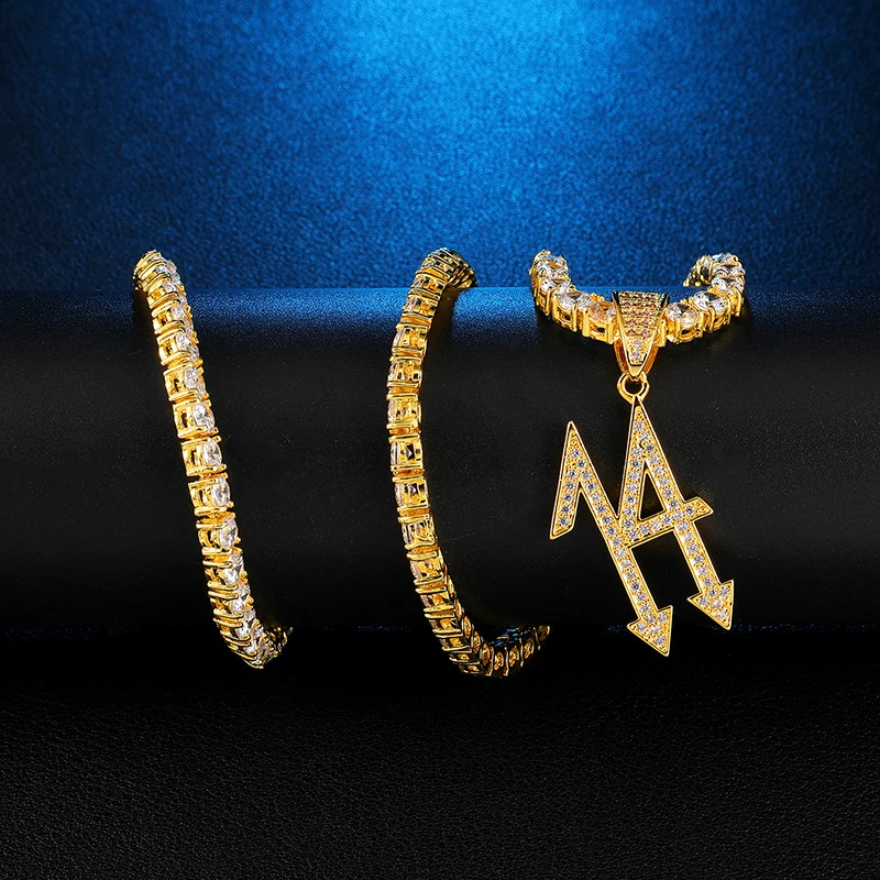 D&Z Hip Hop Iced Out Number 14 Pendants AAA Bling Cubic