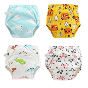 

Baby Cotton Diapers Washable Training Pants Reusable Infant Nappy Changing