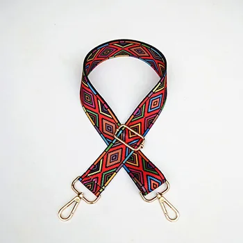 

Fabala Cute Parts Handbag Gold Buckle Ethnic Style Ribbon Shoulder Bag Strap Replacement Accessory Crossbody Adjustable Belts