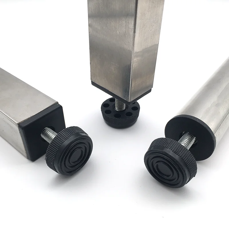 M8 Nut Pipe Plug Foot Furniture Adjustable Anchor Chair Screw Foot Pad Shelf Increased Foot Adjustable Foot Cup