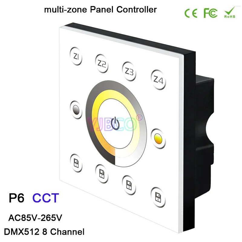 BC P5/P6/P7/P8 AC85V 265V настенный контроллер DMX512 для светодиодной ленсветильник|Диммеры| |