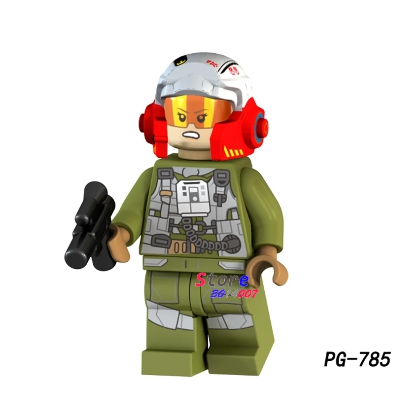 Одиночный Solo A Story Black red Royal Guard IG-88 Rey Han Solo строительный блок игрушки для детей фигурки - Цвет: PG785
