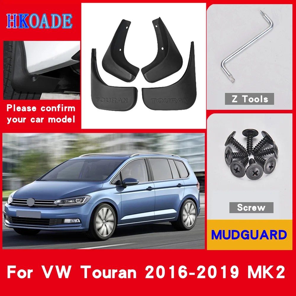 Guardabarros de coche, accesorios VW Touran MK2 2019 2018 2017|Guardabarros| - AliExpress