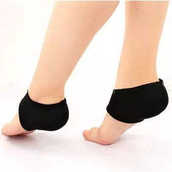Zwarte Yoga Hak Protector Thicken Kussen Enkel Ondersteuning Fasciitis Plantaris Voet Ondersteuning Hak Pijnbestrijding Dansen Foot Protector Zwarte Yoga Hak Protector Thicken Kussen Enkel Ondersteuning Fasciitis Plantaris Voet Ondersteuning Hak Pijnbestrijding Dansen Foot Protector
