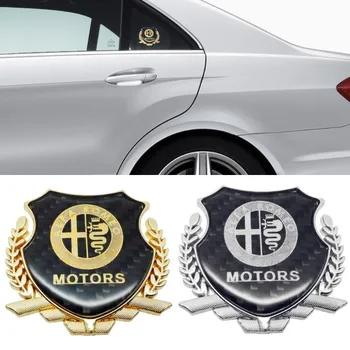

Car Decoration For Alfa Romeo 147 159 155 166 156 Mito Giulia GT Brera Anti Scratch Sticker Accessories Window Decal Emblem