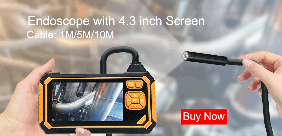 KERUI WIFI Endoscope Camera Mini Waterproof Soft Cable Inspection Camera 8mm 1M USB Endoscope Borescope IOS Endoscope For Iphone - Famidy.com