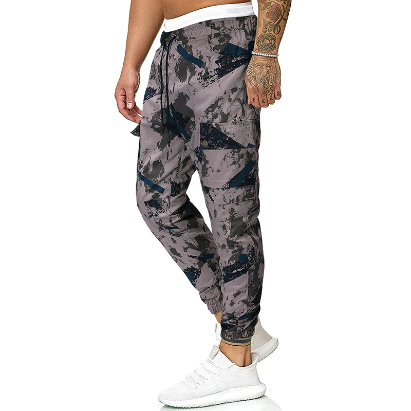S-2XL новые мужские s Jogger осенние карандашный гаремный брюки мужские Камуфлированные штаны, милитари несколько стилей брюки свободные удобные брюки карго