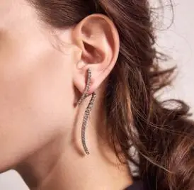 Новое поступление геометрические металлические женские Гипербола корейские сережки-шпильки темперамент индивидуальность шпильки простые ювелирные изделия