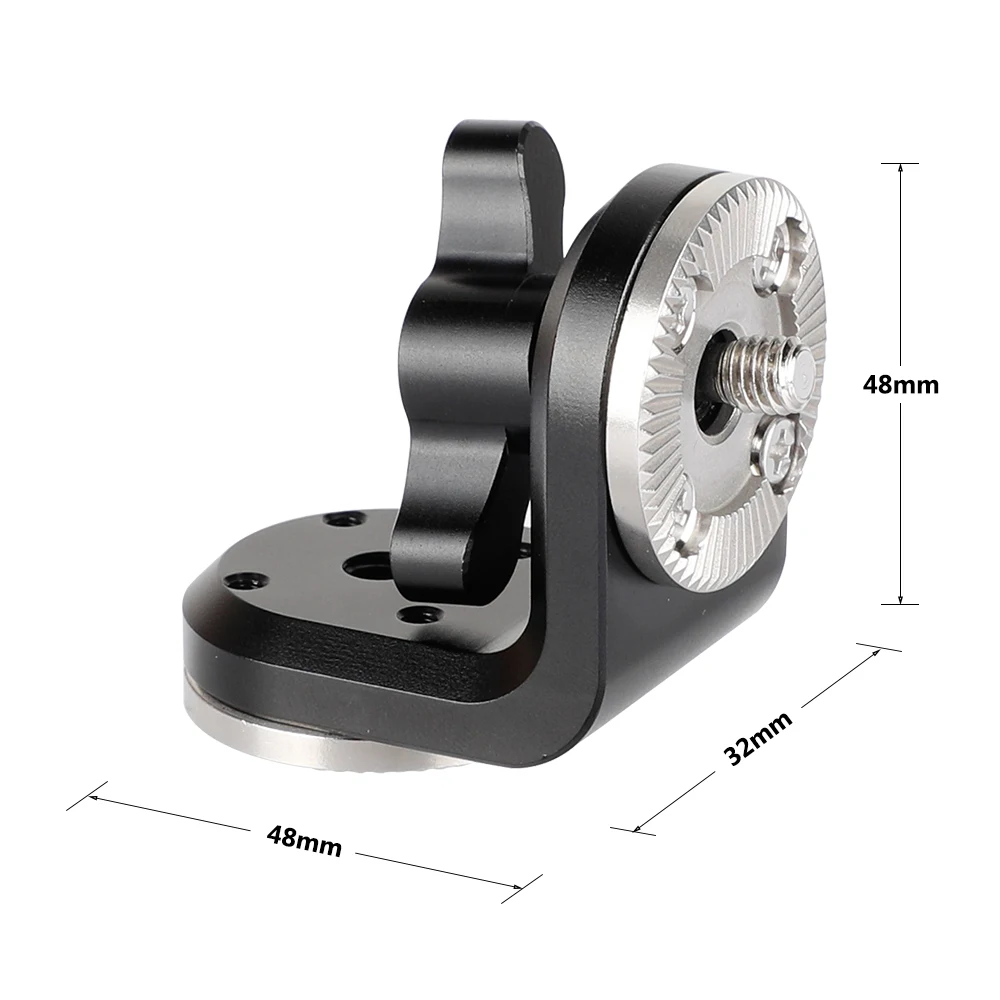 tipo Vertical de Alumínio Duplo da Montagem da Extensão das Rosetas do Arri de Hdrig com a Linha Central para Acessórios da Câmera Linha com a m6 - Image 6