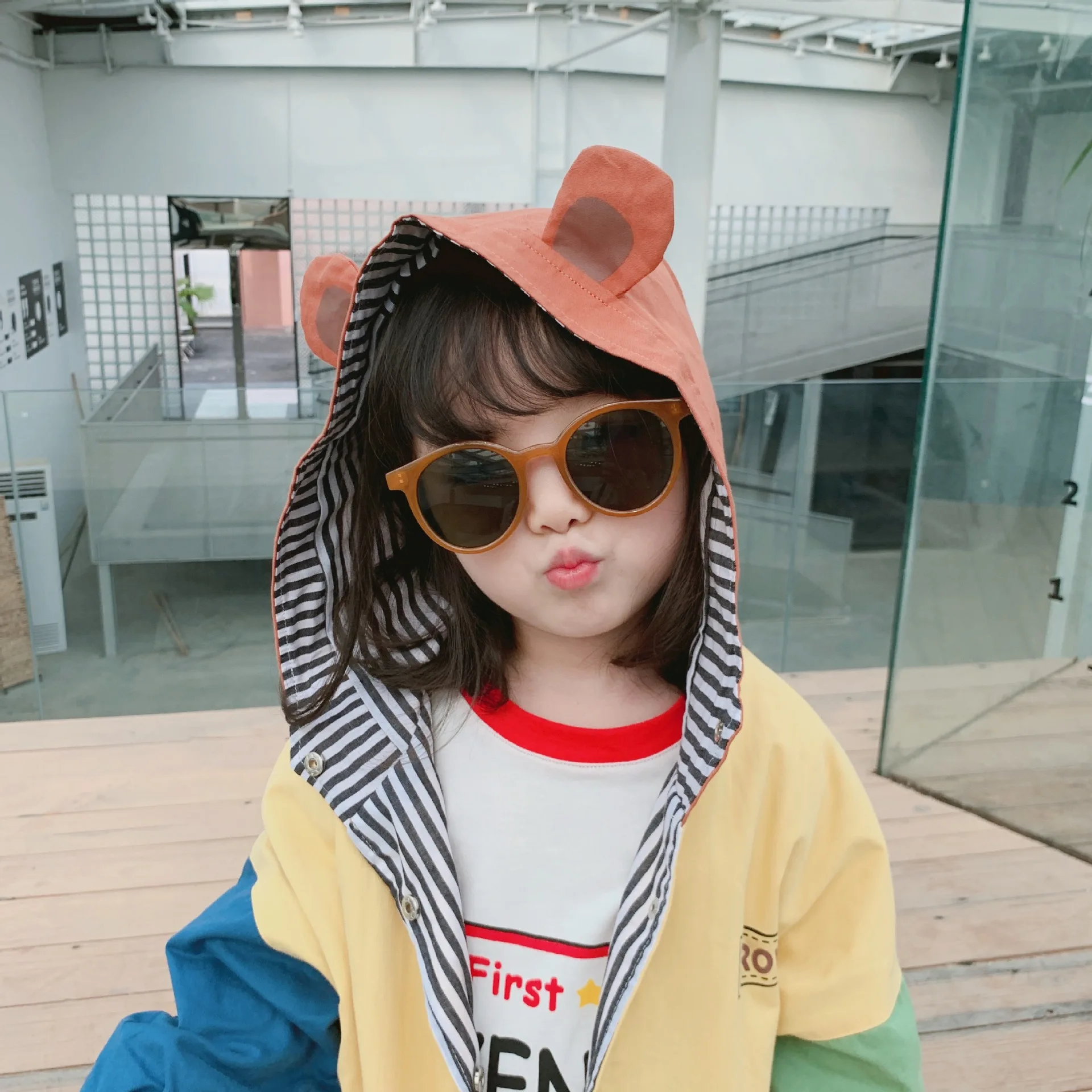 Tonytaobaby/Новая Осенняя детская одежда пальто с рисунком пальто для маленьких девочек куртка для малышей Детское пальто