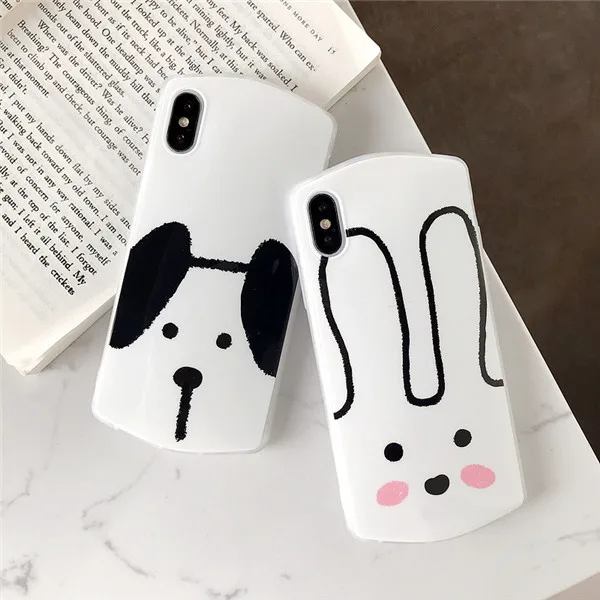 Чехол iphoneX 6 6s 7 8 Plus XR XS Max мягкий чехол TPU мультяшная оболочка |