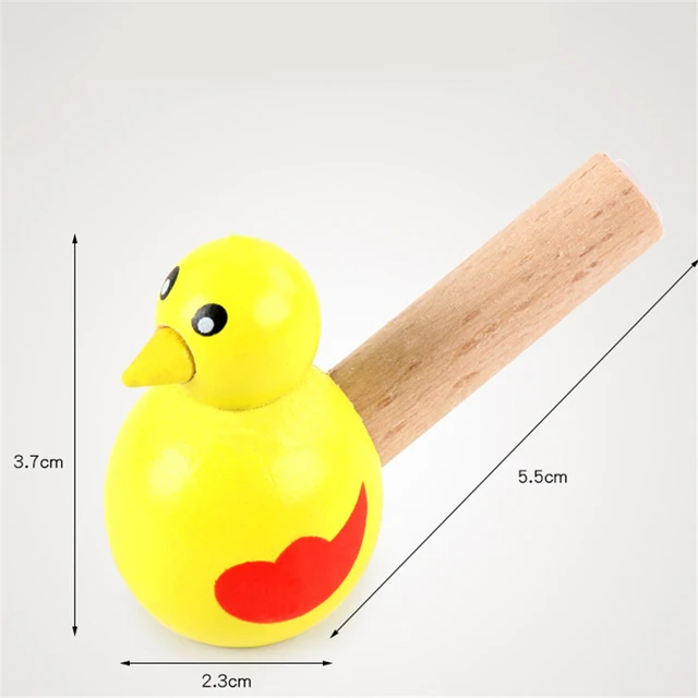 Baby Kids Wooden Toy Mini Whistle Bird Developmental Toy Musical Toys Colorful Lovely Instrument Toys Musical Gift 5
