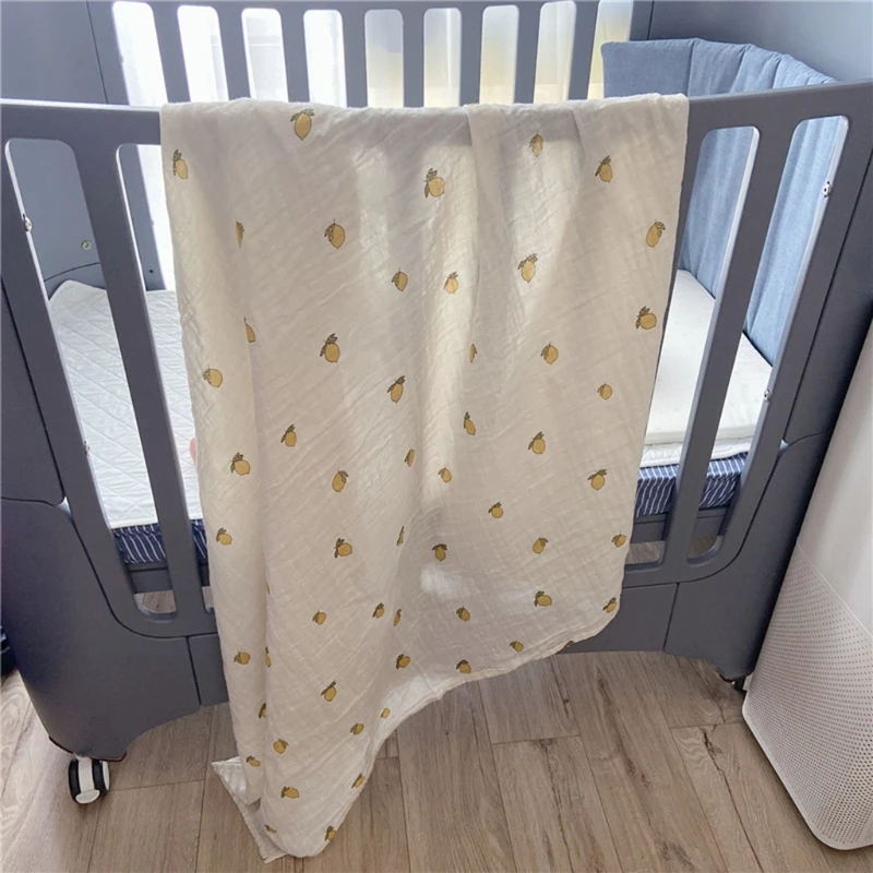 Baby Swaddle Wrap Cotton Muslin Blankets for Newborn Babies Accessories Infant Receiving Blanket Swaddle Soft Gauze Bath Towel - 5