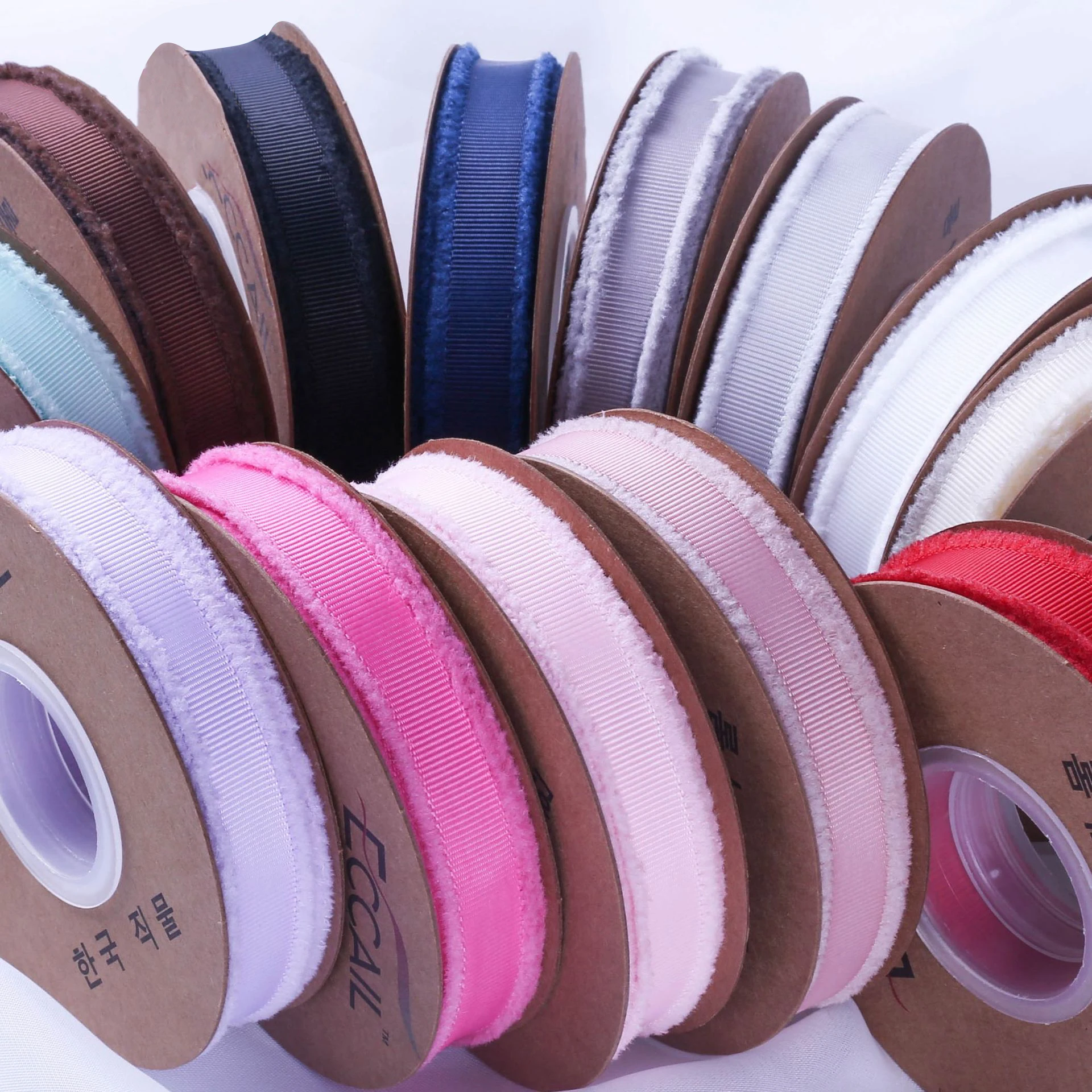 

25mm*10yards Fringe Edge Grosgrain Ribbon Tape for Handwork Stuff Bouquet Gift Wrapping Gift Package Stuff